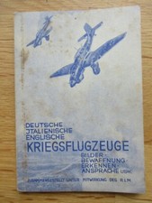 Kleines Buch Deutsche / Italienische / Englische Kriegsflugzeuge