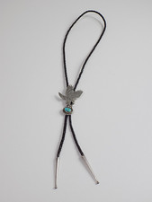 Indianer Schmuck Navajo Brosche Seeadler Turkis Bolo Tie Sterlin American Nativo