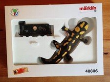 STEIFF MÄRKLIN SET - MÄRKLIN H0 48806 GÜTERWAGEN MIT STEIFF SALAMANDER
