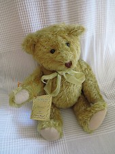 Teddy Bär HAIDA „Pauli“ MOHAIR blond ca.39cm SONNEBERG Stimme RARITÄT  