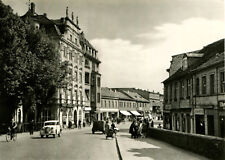 AK Oranienburg 1966 Straße des Friedens Geschäfte - Alte DDR Autos Handwagen