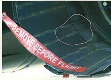  POSTER BUNDESWEHR REMOVE BEFORE FLIGHT FLUGZEUG 