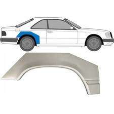 Für Mercedes E-Klasse W124 Coupe 84-96 Radlauf Reparaturblech Kotflügel / Rechts