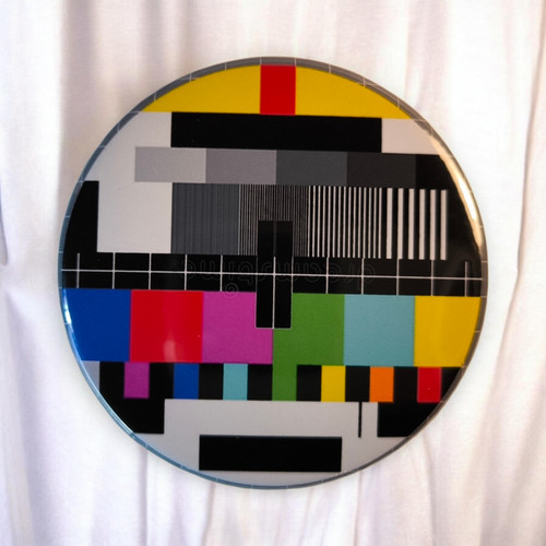 Testbild retro fernseher - testbild,