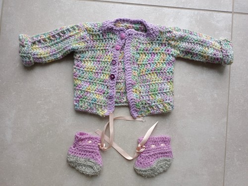 Handgestrickte strickjacke - handgestrickte,