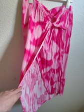 Pink Gemusterter Rock aus
