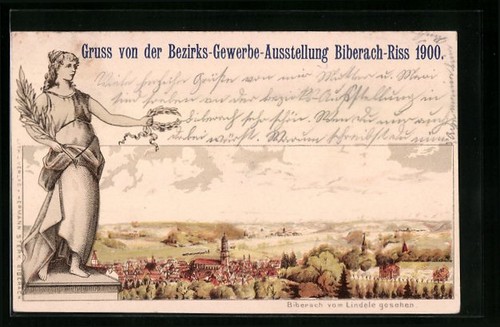Lithographie biberach riss - lithographie, biberach-riss