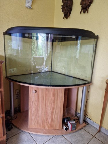 Eckaquarium set 350 - set, mit