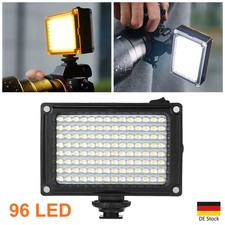96 LED-Videoleuchte mit Filter