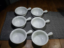 Thomas Trend weiß 1x Suppentasse mit Stiel backofenfest Rillenmuster Porzellan