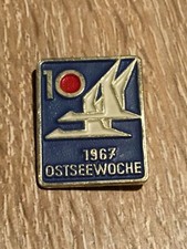 DDR Abzeichen 10 Jahre Ostseewoche 1967 Auszeichnung Nadel Festabzeichen