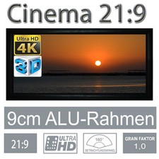 HiViLux 3D/4K/UHD ALU Rahmen