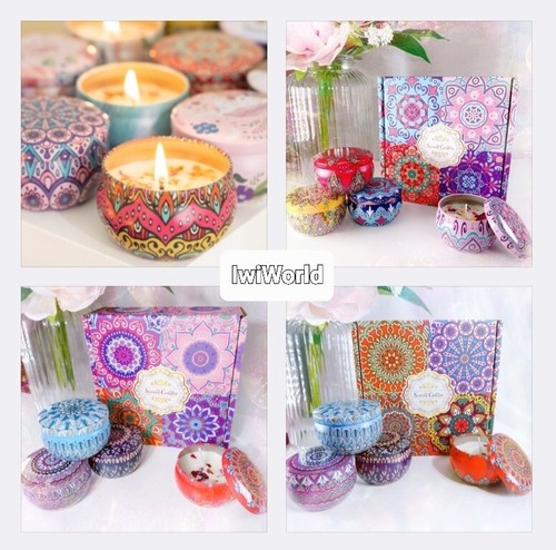 Bohemian 4tlg duftkerzen - bohemian, box