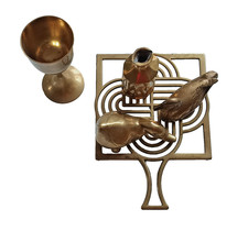 Feine Messing Deko Untersetzer