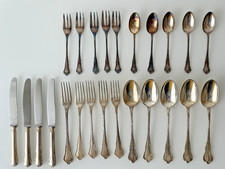 Silberbesteck, Koch & Bergfeld (Bluetooth Symbol) 90er Silberauflage