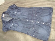 Mädchen Jeans Kleid Gr. 134 von Ernstings Family