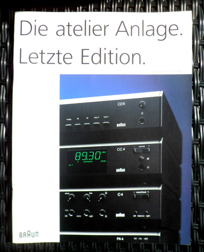 Braun design prospekt - design, atelier