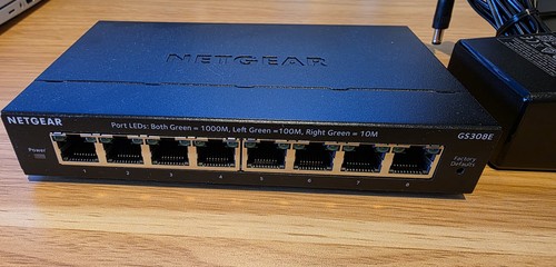 Netgear gs308e port - gs308e, gigabit