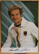 Harald Heim Orig Autogramm signiert Fechten Degen Florett WM EM Olympia - AK