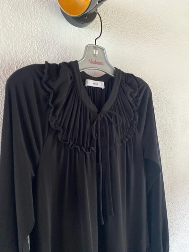 Mango maxikleid schwarz - mango,
