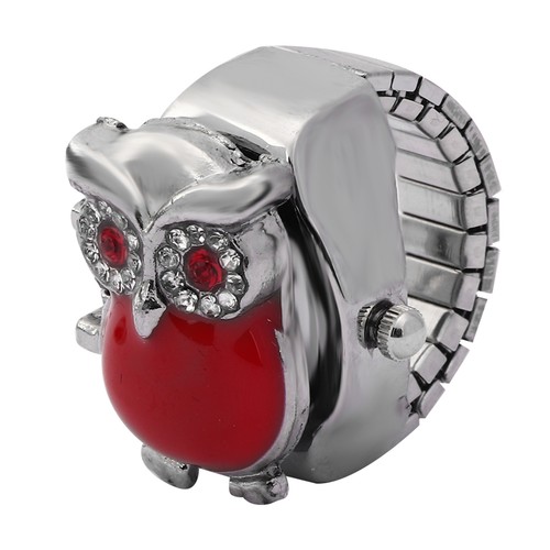 Fingerring uhr mit - (rot), fingerring-uhr