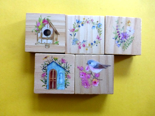 Motivstempel stempel vogelhaus - motivstempel,