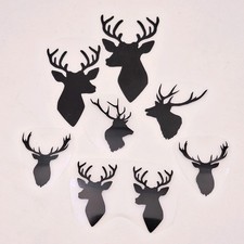 Hirsch Kopf Sticker 8 Stk. -