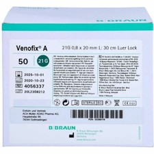 VENOFIX A Venenpunktionsbest.21 G 0,8 mm grün 50 St PZN03256119