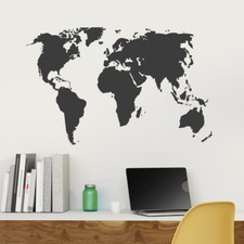  Wandtattoo Weltkarte, Welt