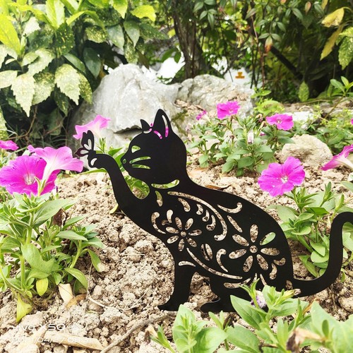 Frech metall katze garten - frech,