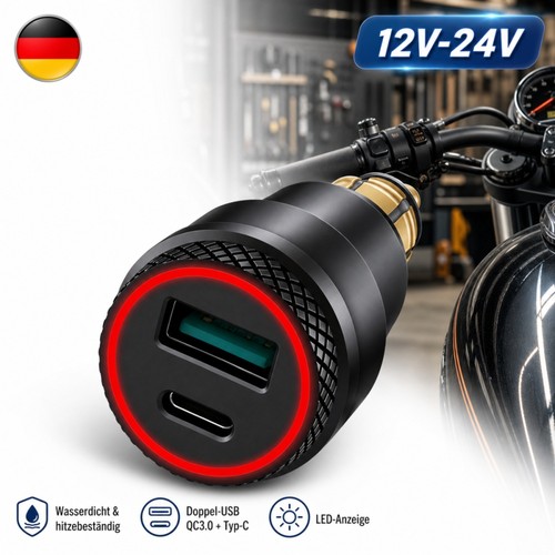 Adapter motorrad ladegerät - adapter,
