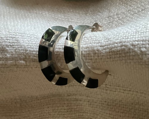Ohrstecker halbmond silber - halbmond,