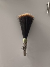 Gamsbart IMITAT 12cm  Trachtenhut Hutanstecker Hut Schmuck Jagd Trachten +Hülse