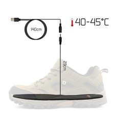 Elektrisch beheizte Schuheinlagen Einlegesohlen USB Heizung für Winterschuhe