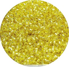 NELLYS ORIGINAL  Miyuki Delica Beads 150 Farben DB0145 gelb S/L rund 11/0 10g