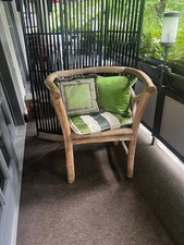 Rustikaler Holzstuhl / Sessel aus Treibholz – Handarbeit, Unikat, Massivholz