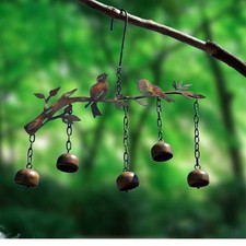 Metall~Vogel~Windspiele~Garten~Windspiele~zum~Aufhängen~Heimdekoration