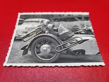 DDR Oldtimer Foto Echtfoto Simson AWO 425 T Motorrad + Beiwagen Stoye orig 05/10