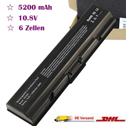 5200 mah akku für - für, toshiba
