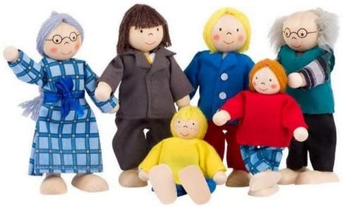 Goki biegepuppen city familie - goki,