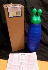 Alessi Fred Worm"Thermoskanne , OVP mit Anleitung, Blau-grün, 90er Design