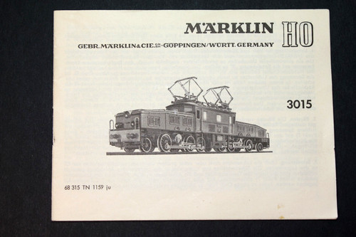 Märklin original anleitung - märklin,