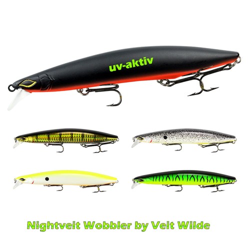 Nightveit zander wobbler - wobbler, uv