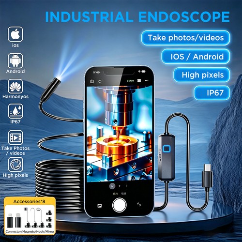 Usb endoskop kamera - usb, 8mm