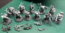 Warhammer 40k - 10 Ork Boyz / Old Boyz primed & drybrushed