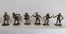 Piraten  Komplettsatz Fremdfiguren Metallfiguren ( Bronze )  circa 40mm