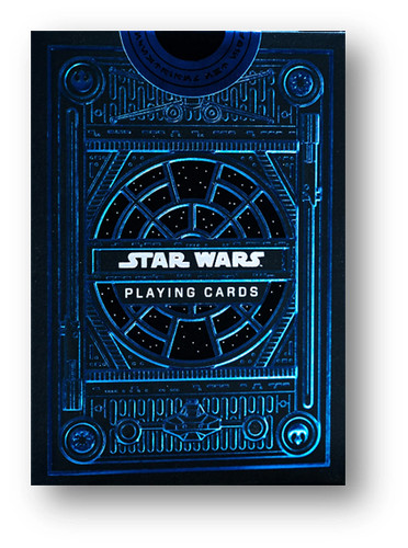 Star wars playing cards blue - playing,