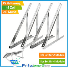 4x PV Halterung Solarpanel