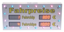 Schausteller LED - Preisschild