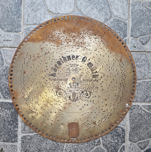 Polyphon blechplatte cm - polyphon,